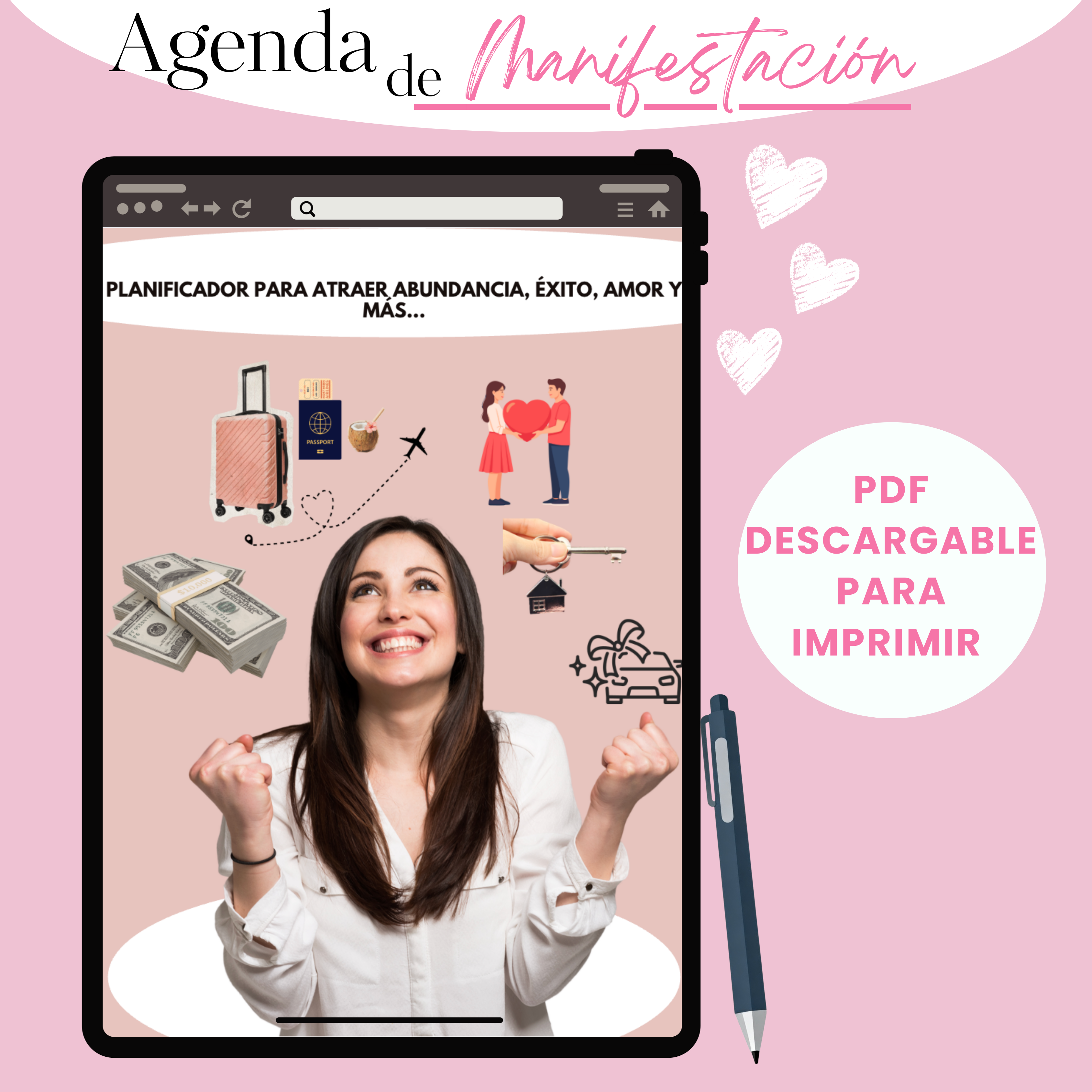 Renace: Kit de Autoestima Femenina + Agenda para Manifestar